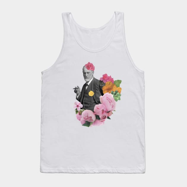 Freud Collage Tank Top by luliga